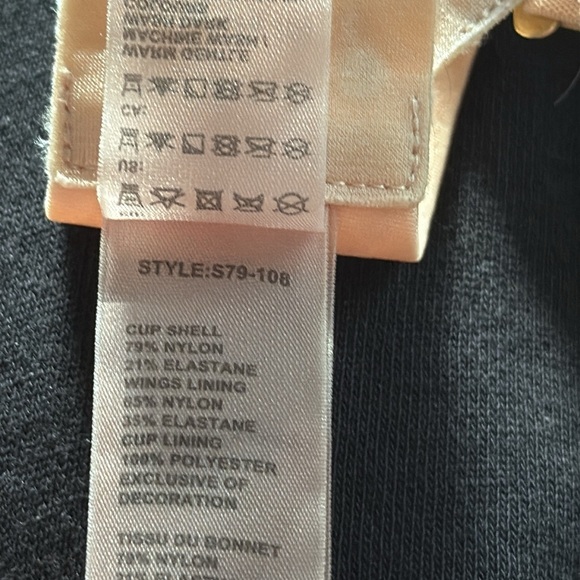 Stella McCartney Mesh Supernatural bra no-wire deep V plunging Bra - Picture 6 of 6